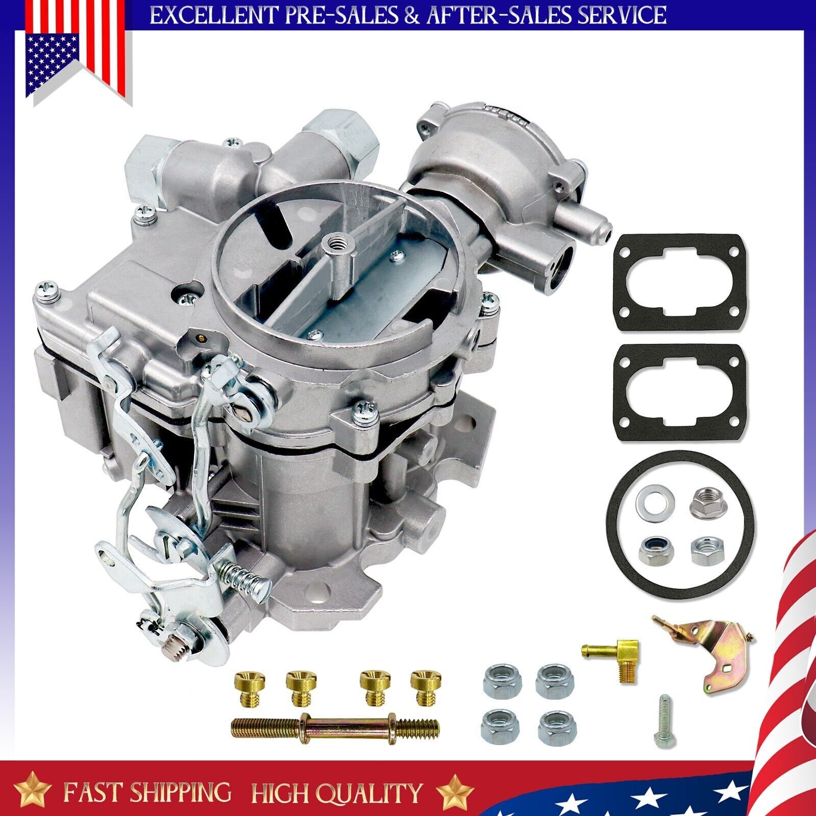 Carburetor for Mercruiser 4 Cylinder 2.5 L 3.0 L Rochester Mercarb Satin 🔥