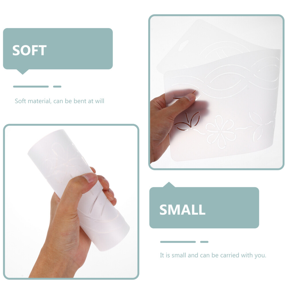 2Pcs Quilting Template Plastic Sewing Patchwork Quilt Template DIY Craft Supply
