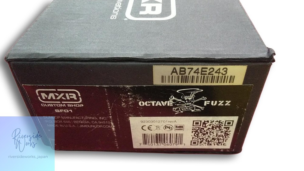 MXR SF01 Slash Octave Fuzz Guitar Effects Pedal