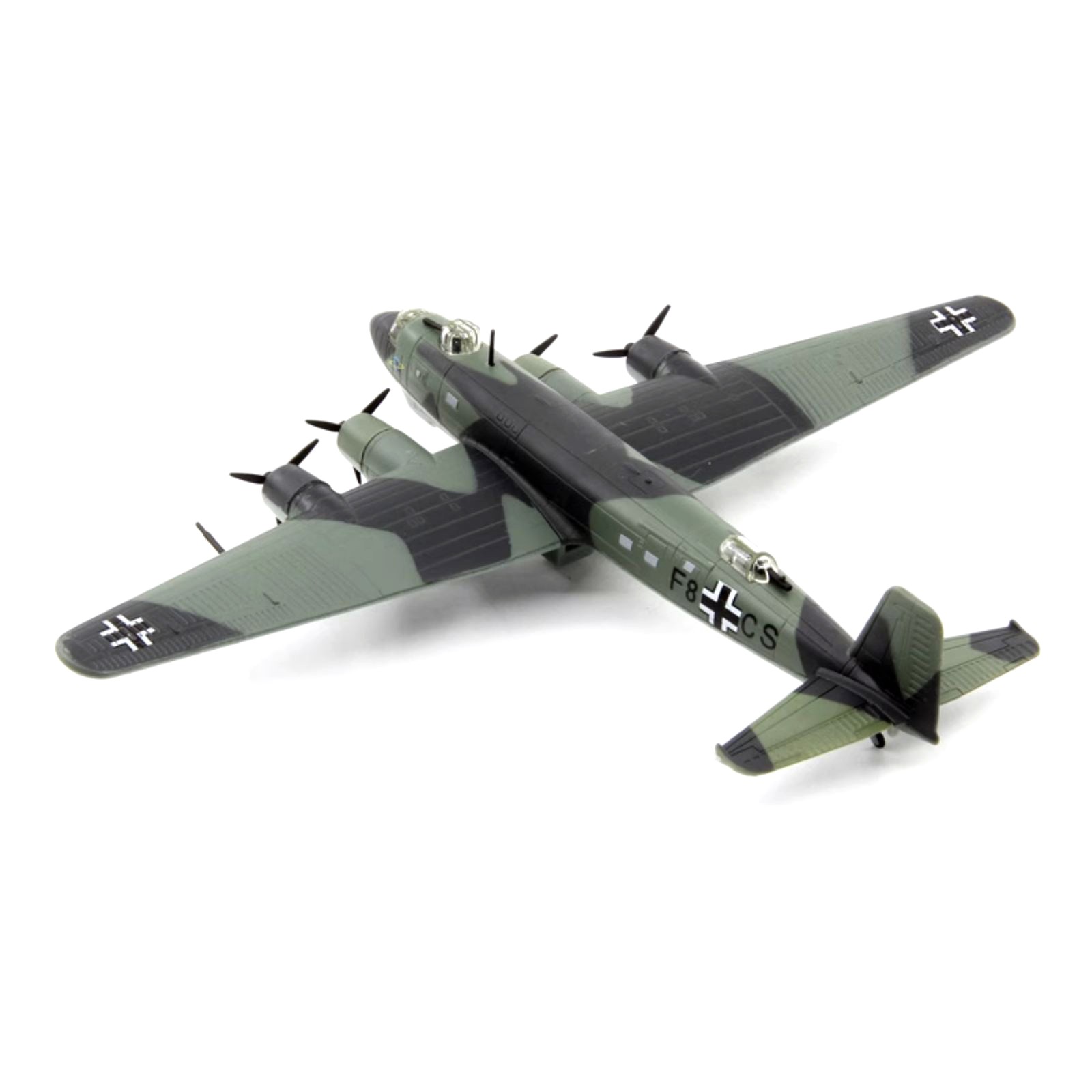 1:144 German Focke-Wulf Fw 200 Condor Aircraft Model Diecast Military Collection