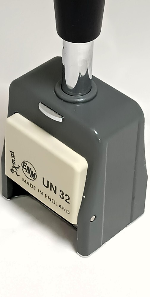 Rexel ENM Automatic Numbering Machine, Vintage Letterpress Machine