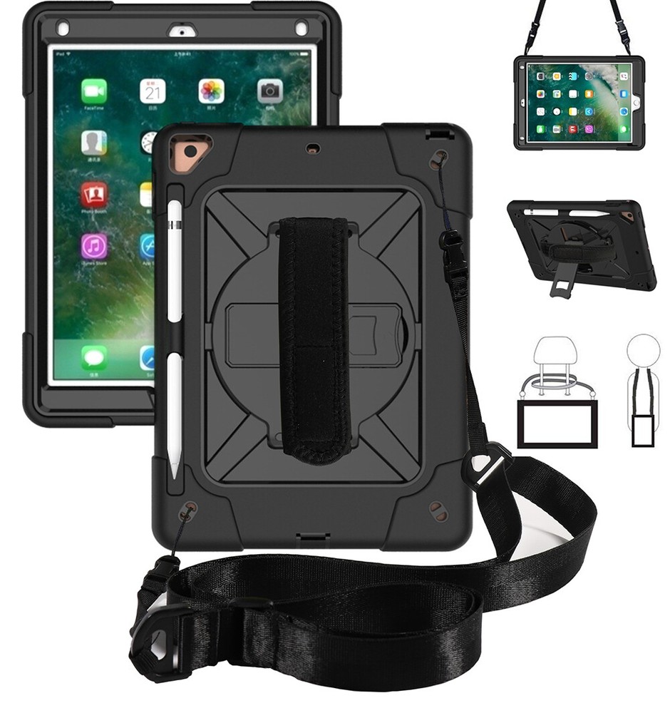 For iPad 5th 6th 7th 8th 9th Generation 10.2" Shockproof Rugged Case Stand Cover