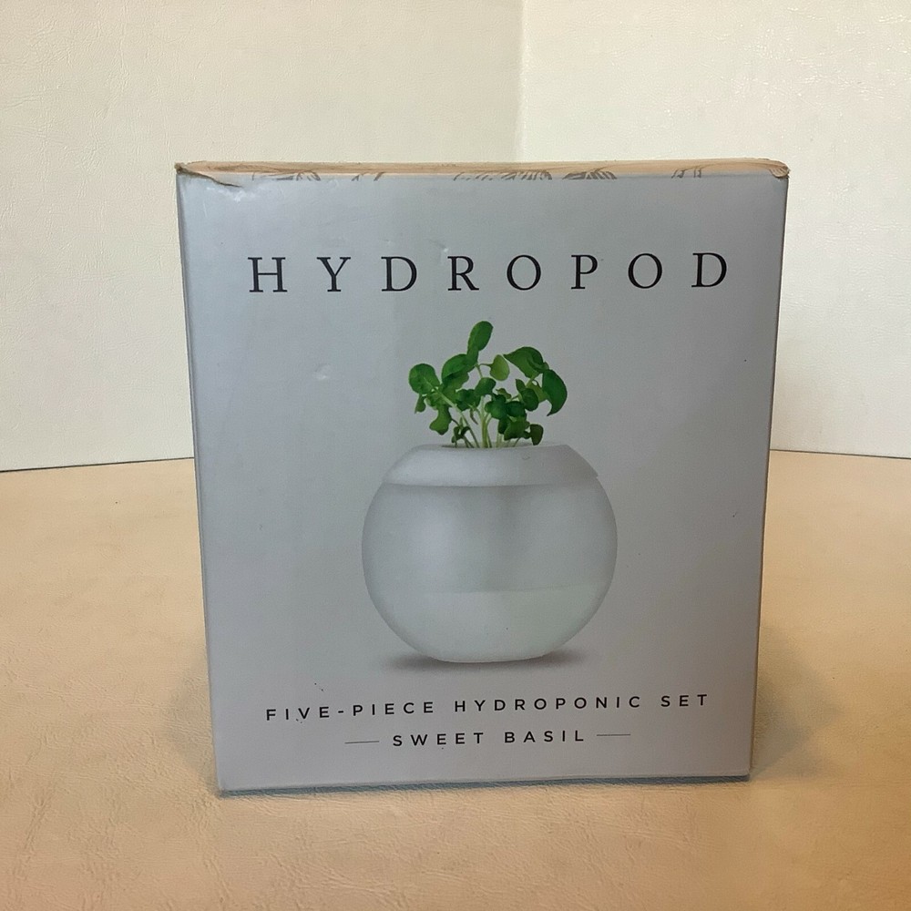 Hydropod 5 piece Hydroponic Set Sweet Basil w/Box New