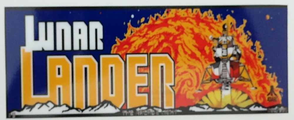 LUNAR LANDER Arcade Marquee Night Light