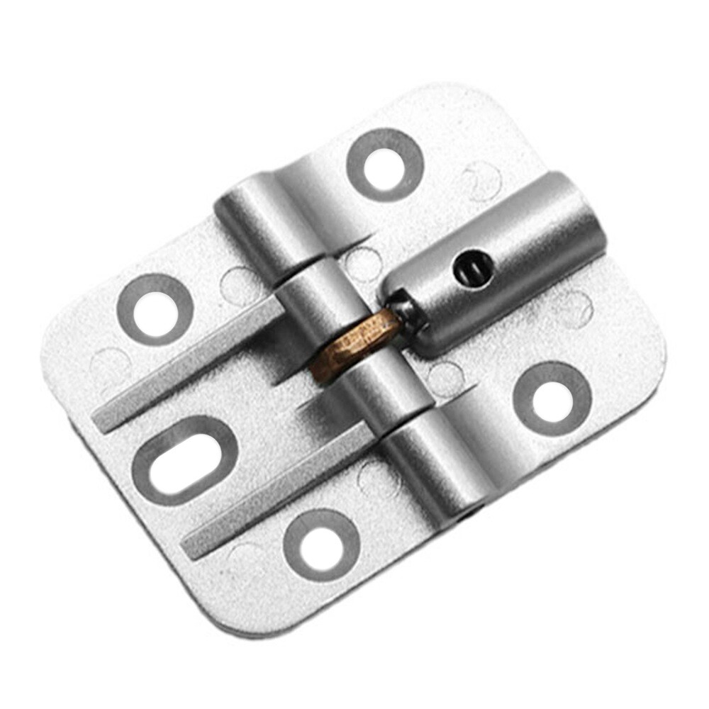 2Pcs Hinges Zinc Alloy Silver Adjustable Positioning Hinge Folding Butt Hinge
