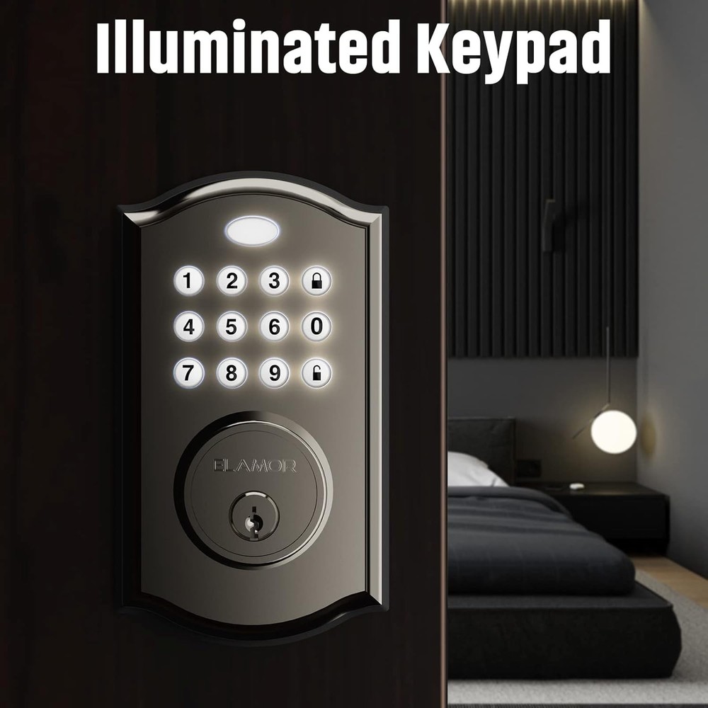 Keyless Door Locks - Keypad Electronic Door Locks, Smart Deadbolt Locks