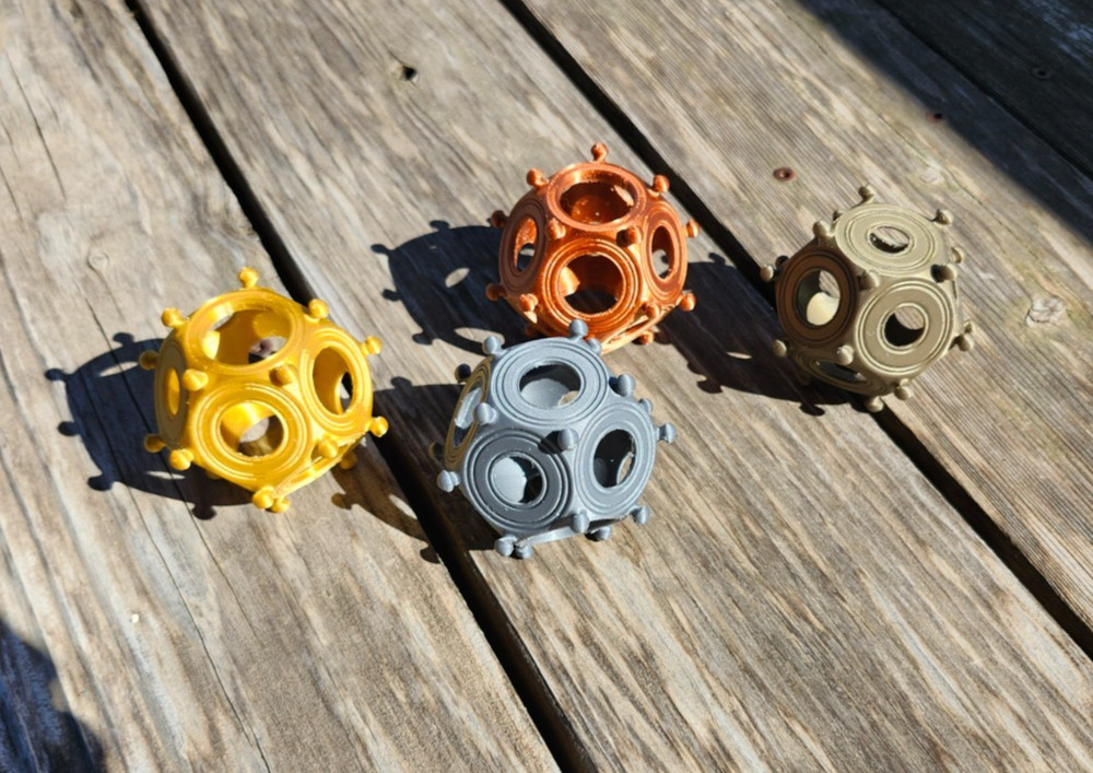 3D Printed Roman Dodecahedron - Medium