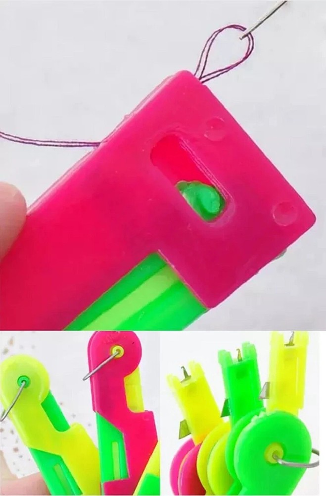 10-Pack Automatic Needle Threaders – Easy Thread Guide Tool for Elderly & Sewing