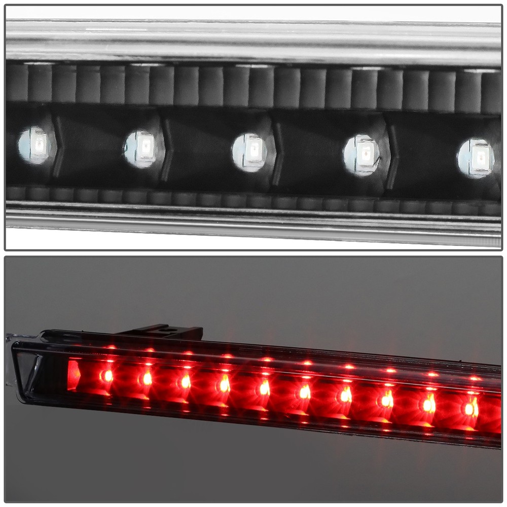 HIGH MOUNT LED THIRD 3RD TAIL BRAKE LIGHT BLACK FOR 2009-2017 TRAVERSE ACADIA