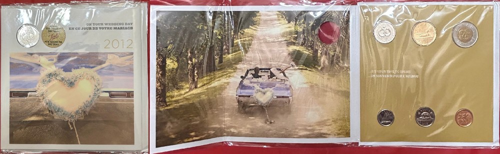 2012 Canada Wedding Set Sealed in Folder