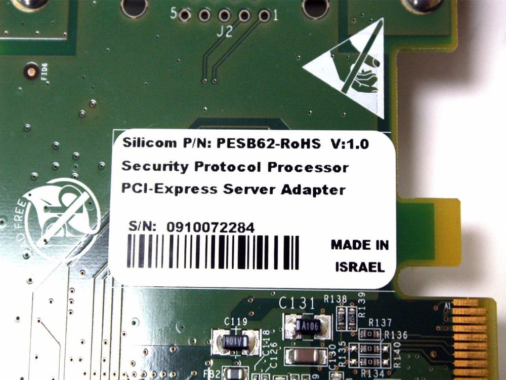 Dell Server Broadcom Security Protocol Processor PCI Express Adapter Card K961K