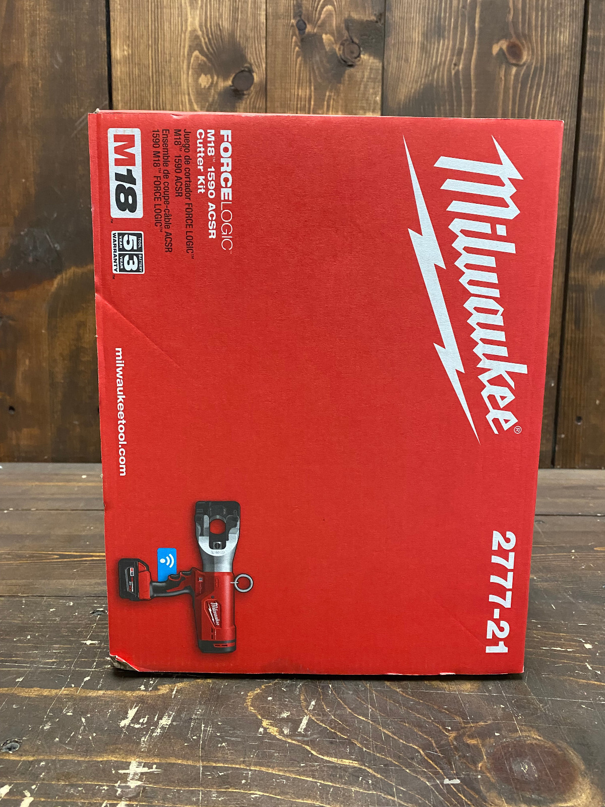 Milwaukee M18 Li-Ion FORCE LOGIC 1590 ACSR Cable Cutter Kit | 2777-21 | 5.0Ah