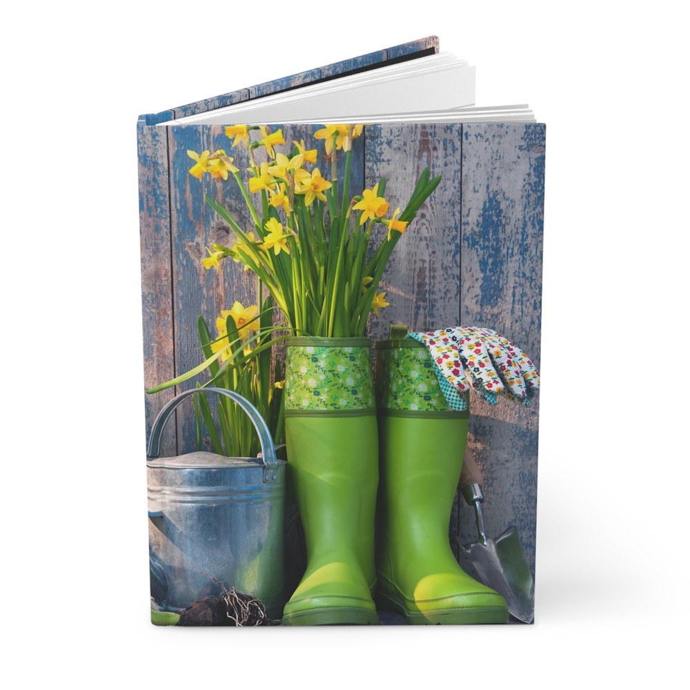 Hardcover Journal Matte Gardening Theme