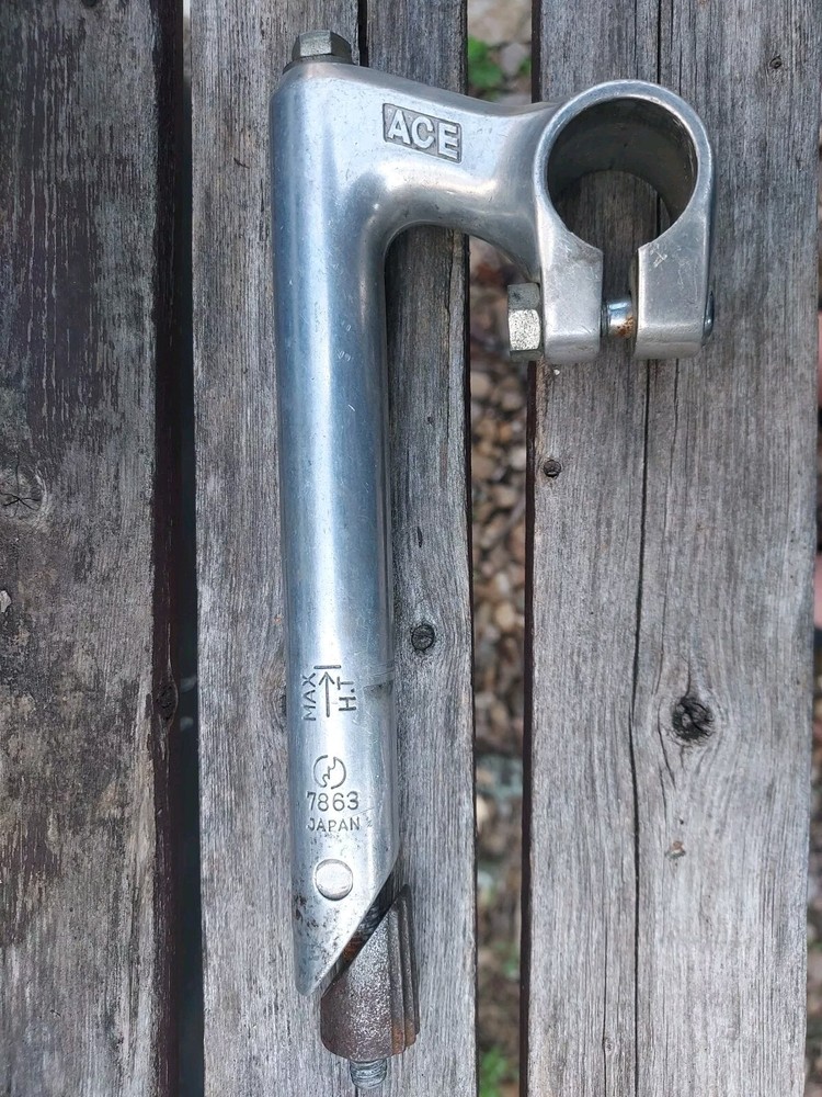 Vintage ACE Quill Stem, 22.2 Insertion Width x 65mm Length