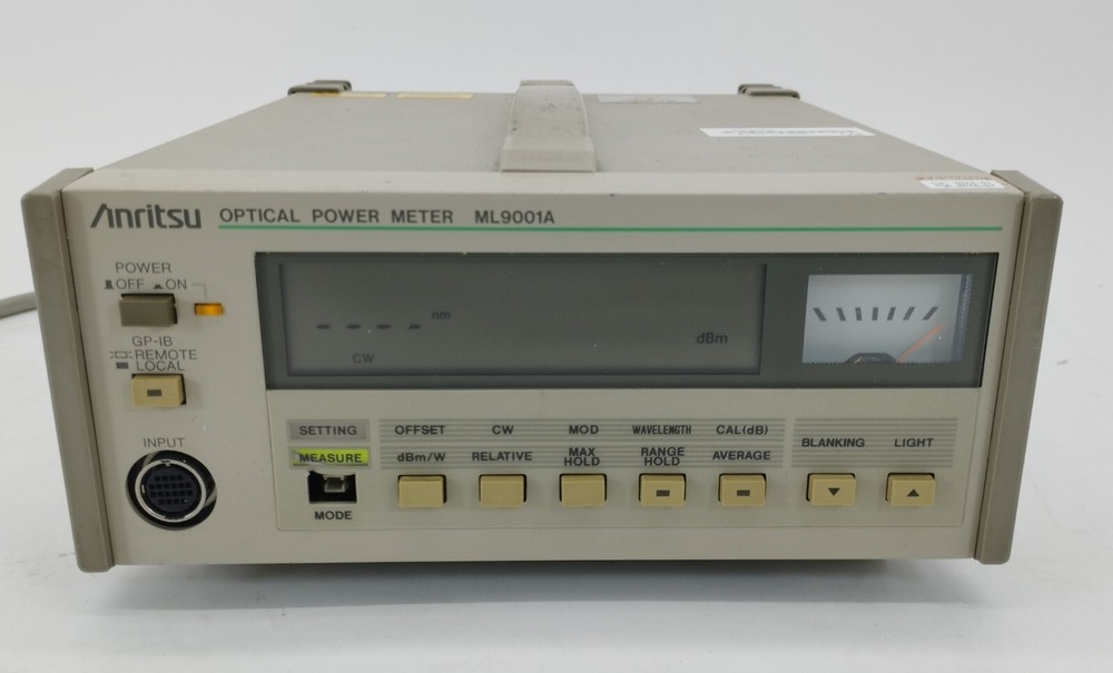 「With Calibration certificate] ML9001A Optical power meter / Anritsu