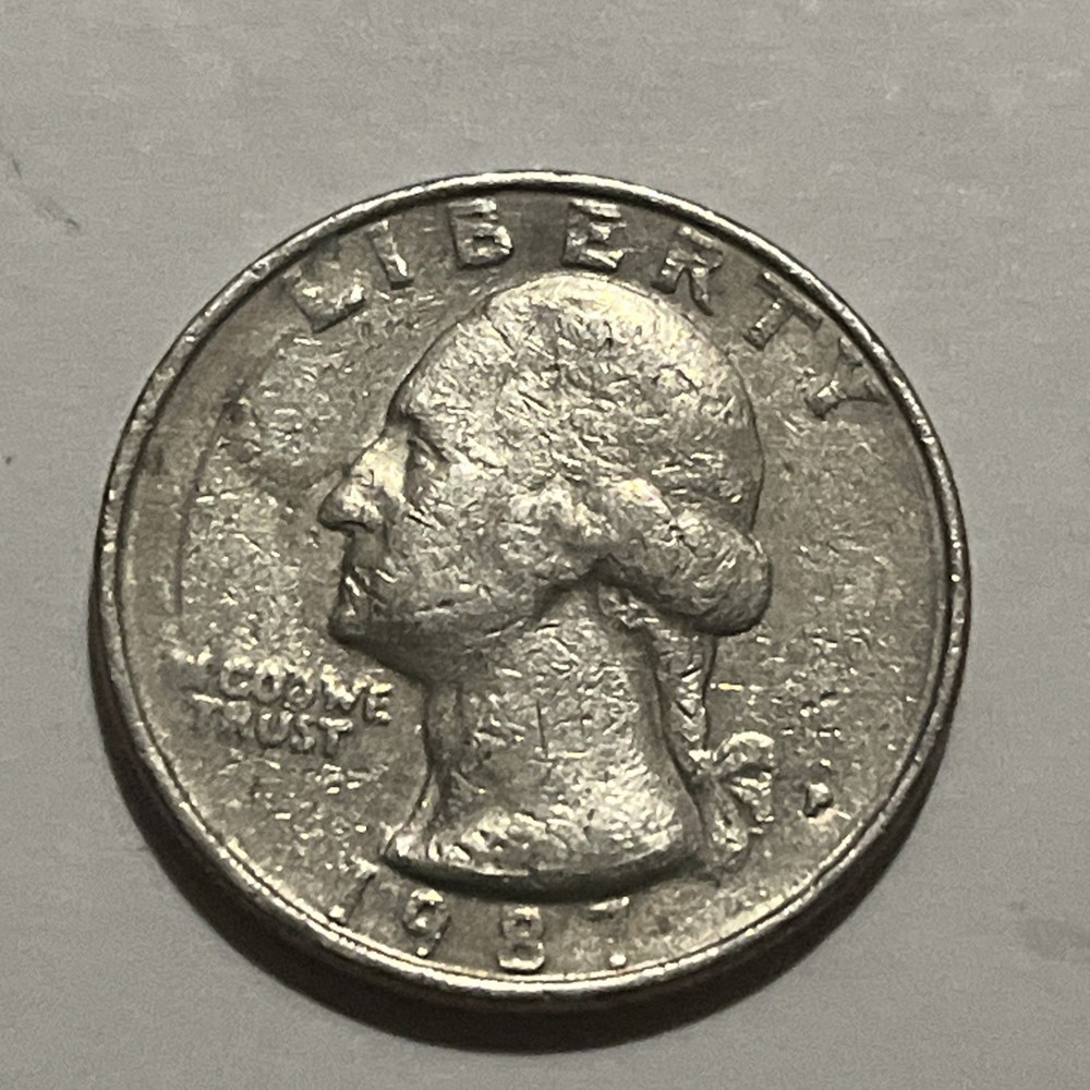 1987 P Mint Quarter Error