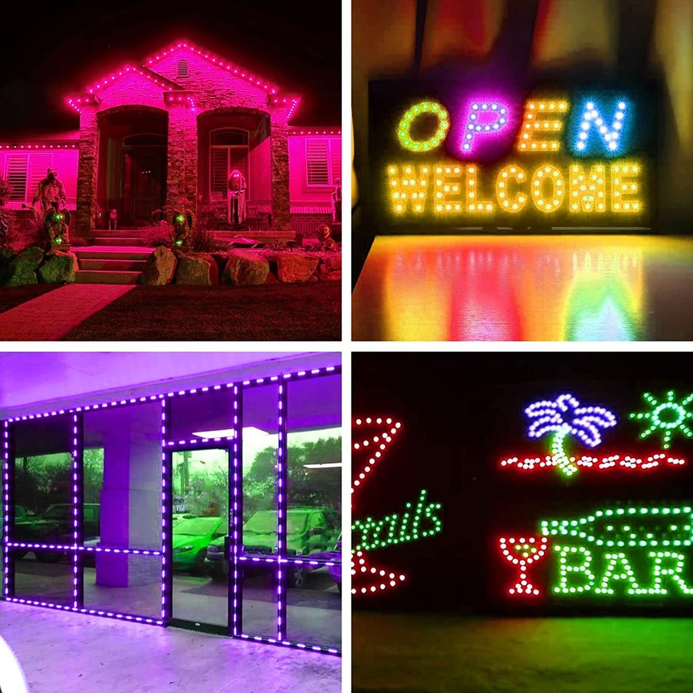 40Pcs 20FT Storefront LED Light for Business Signs Window Module Lights (2 Pack)