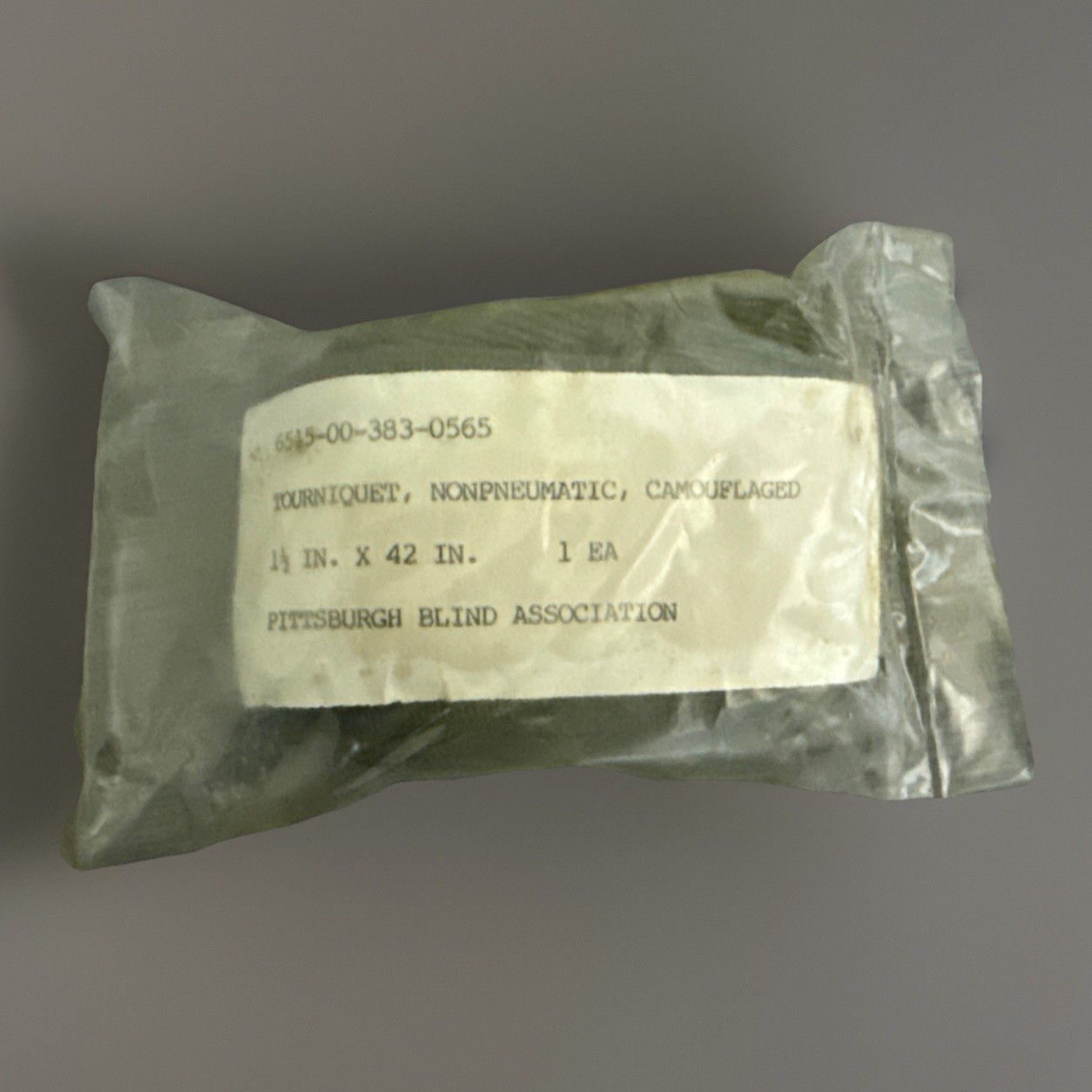 USGI Non Pneumatic Tourniquet Olive Drab New Old Stock Item # 6515-00-383-0565