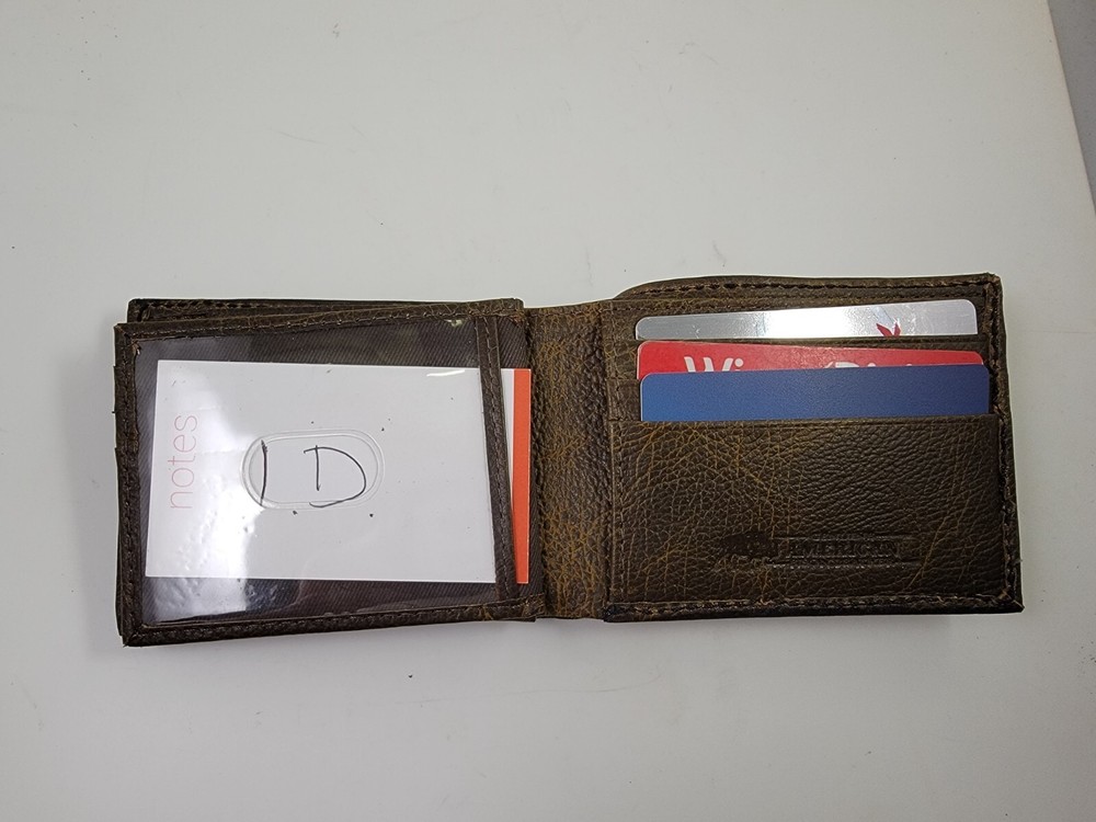 Ball Python Wallet Men Billfold snake skin Original Slim Pocket Brown interior