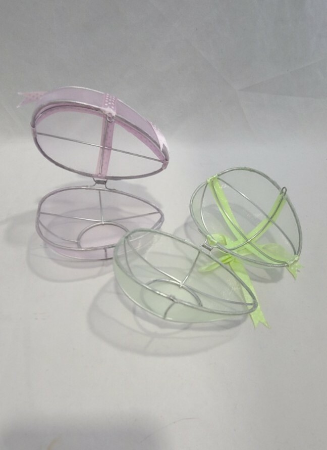Crochet Chicken Bunny Easter Egg Holders Plus 2 Wire Mesh