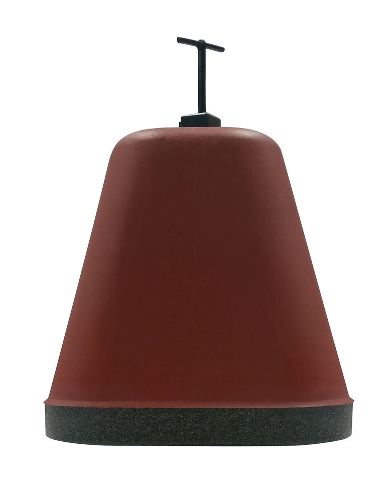 Thermwell FC2 Plastic Faucet Cover, Rectangular, Single, Dark Red