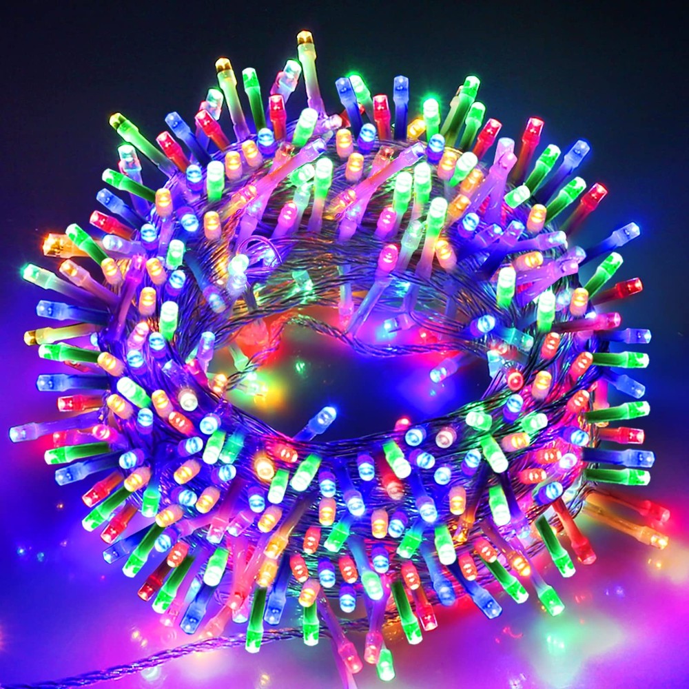 VTECHOLOGY 66Ft 200LED Multicolor Christmas Lights Plug 66FT,