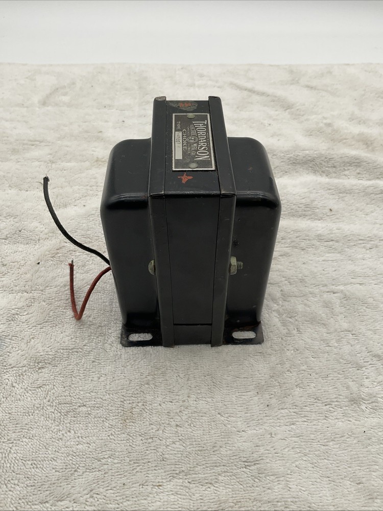 Vintage Thordarson Electric MFG.Co Choke Transformers T-45557 V!!!S1