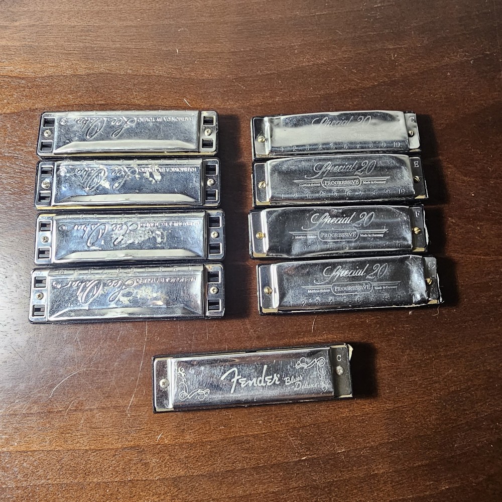 Lee Oskar, Special 20, Fender Harmonica Set, Used