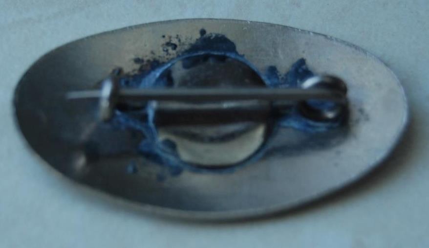 RARE 1920'S LOUISVILLE KENTUCKY COLUMBIA SANITARY CO. EMPLOYEE BADGE #1249 PIN