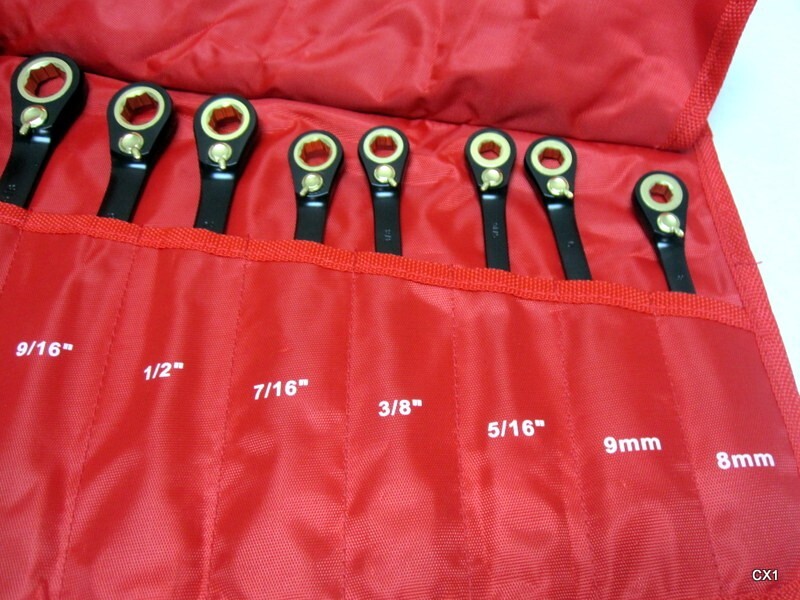STARWORK 8482 20 Pc. Reversible Ratcheting Combination Wrench Set