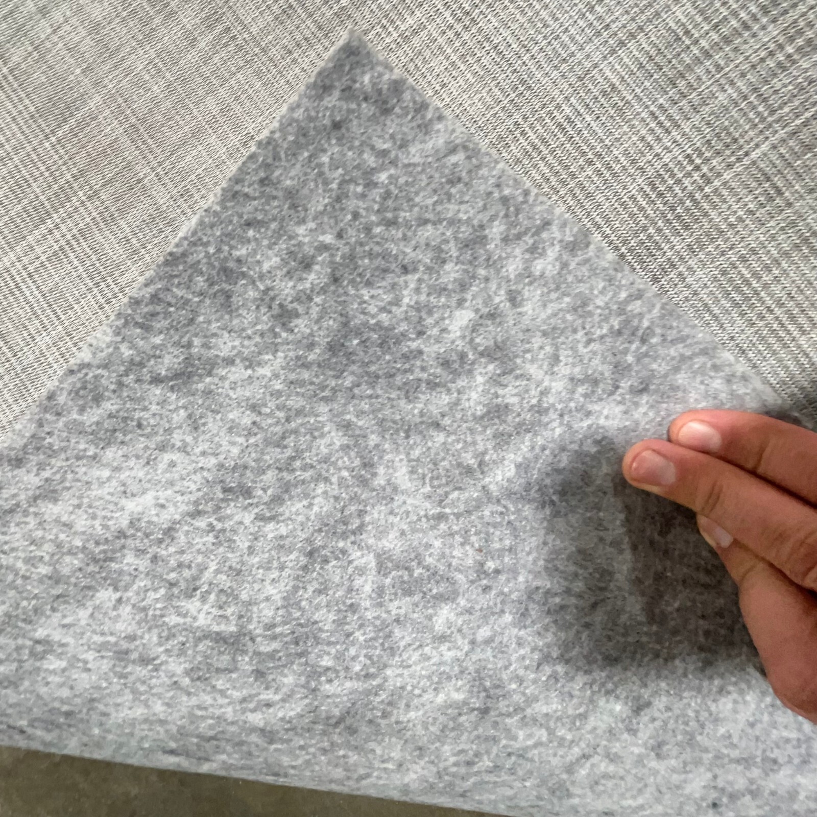 Woven Vinyl Flooring | Ozark 2 - Apollo Gray | 8'6" Width | Choose Your Length