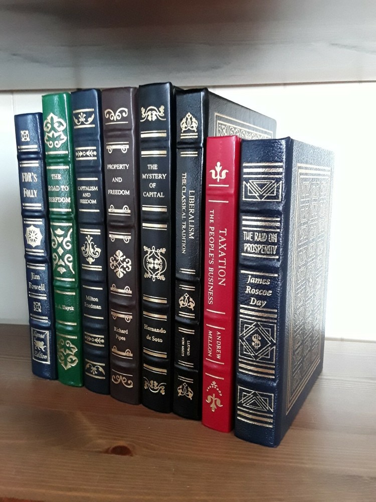 8 VOLUME CAPITALIST COLLECTION Gryphon Classics Leather