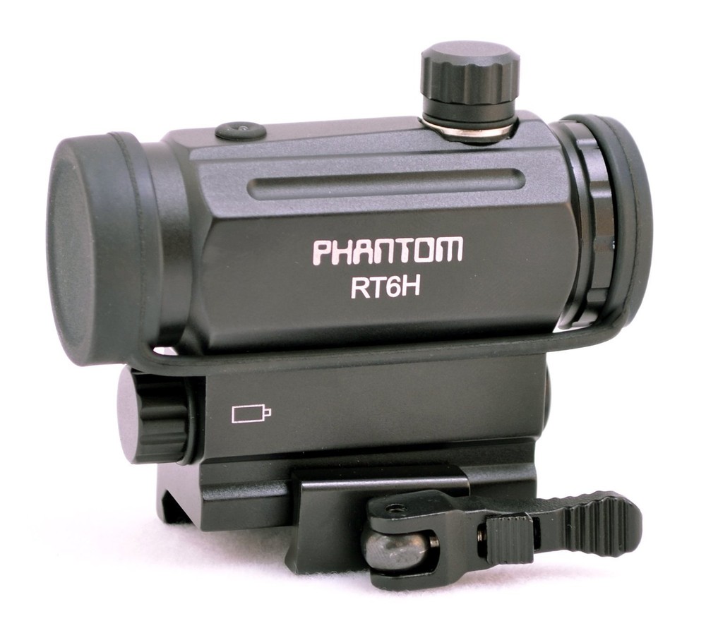 PHANTOM Light Sensor CQB Mini Compact Red Dot Scope Sight with QD Riser Mount