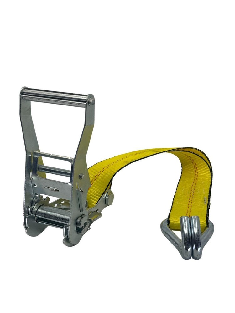 2"X15' Ratchet Strap with Wire Hook 2 Pack