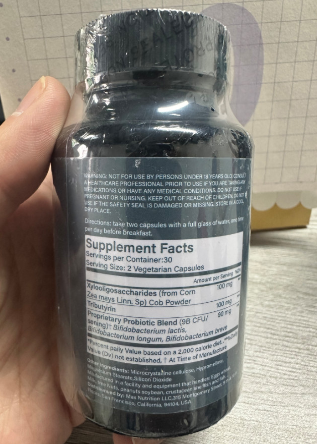 BIOMA Probiotics Digestive Health Gut Support for Men & Women 60 Capsules-3 Pack