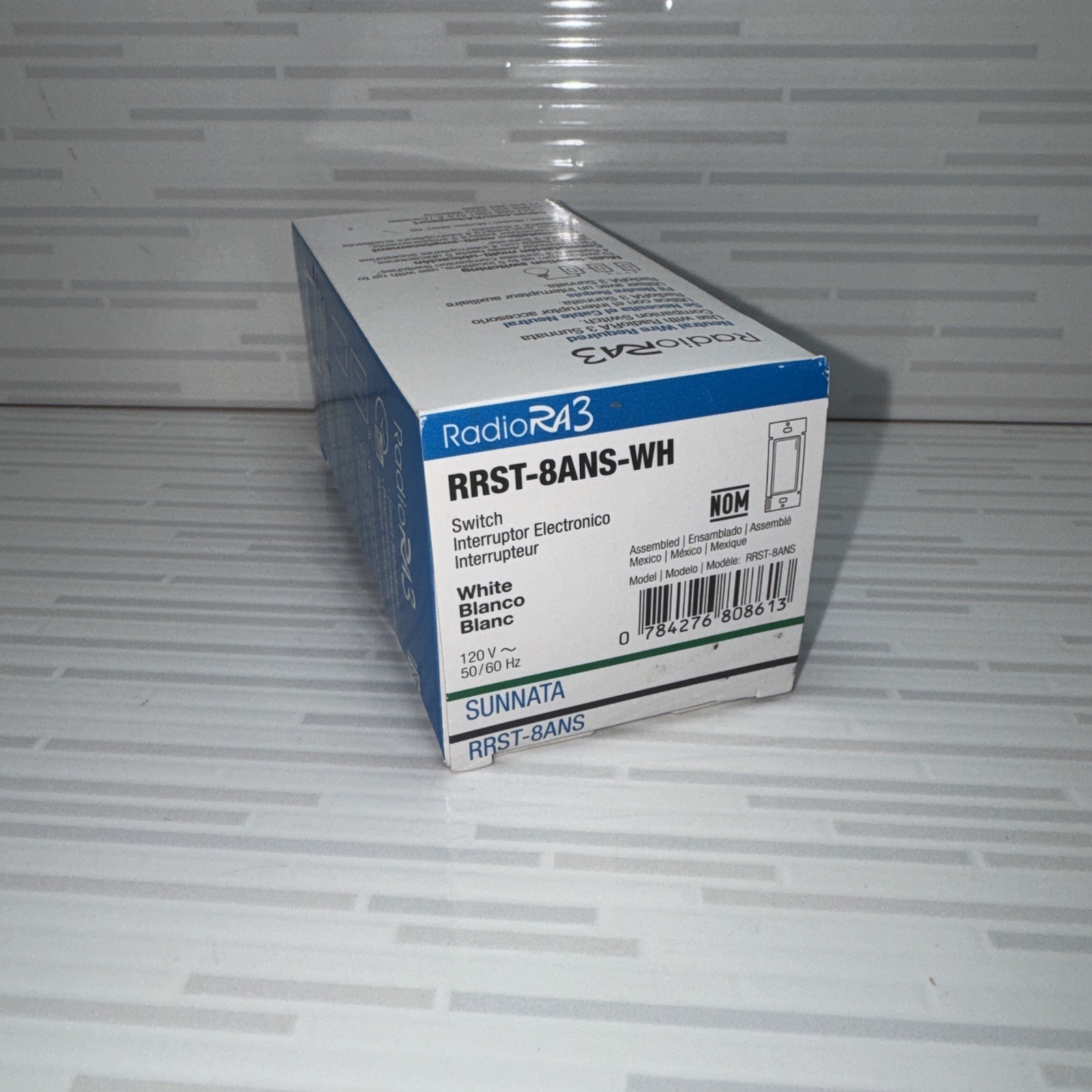 Lutron RRST-8ANS-WH Sunnata LED RA3 RadioRA 3 SWITCH