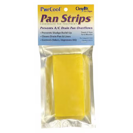 Nu-Calgon 61042 Condensate Pan Treatment, Solid, Yellow