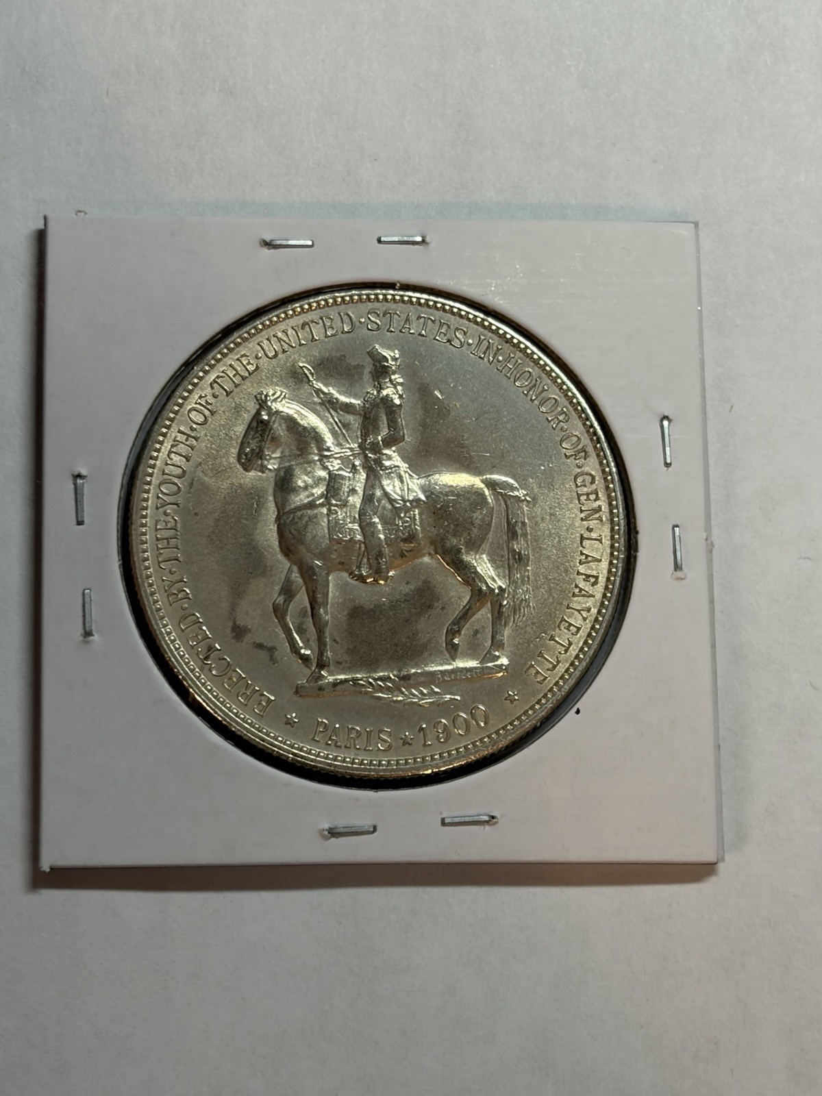 1900 Lafayette Commemorative Silver Dollar UNC Detail Tough Commem