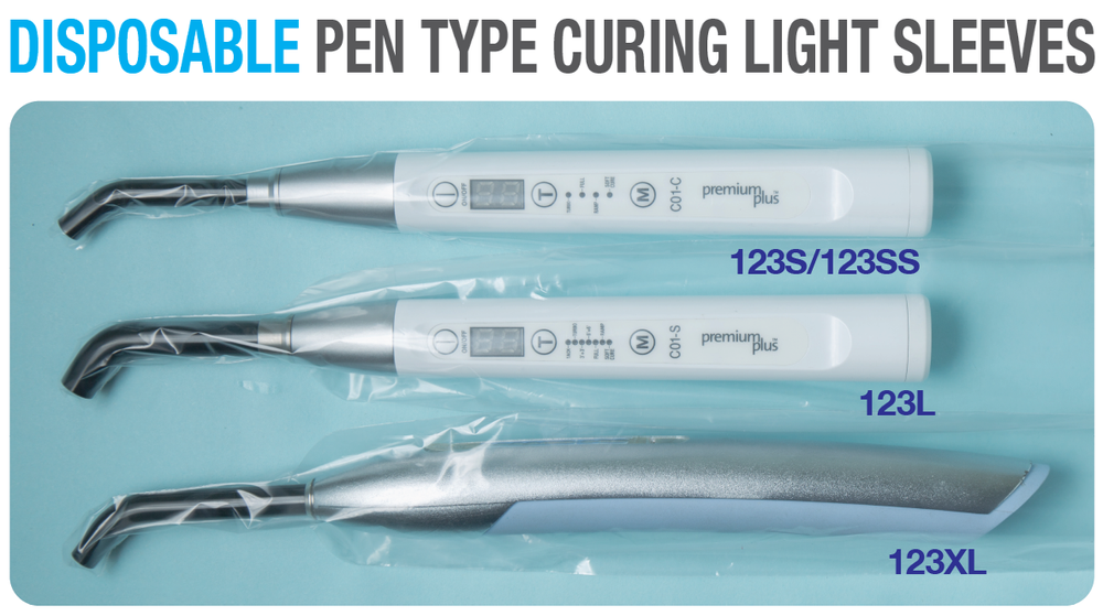 Dental Disposable PEN TYPE Curing Light Sleeves 500 pcs