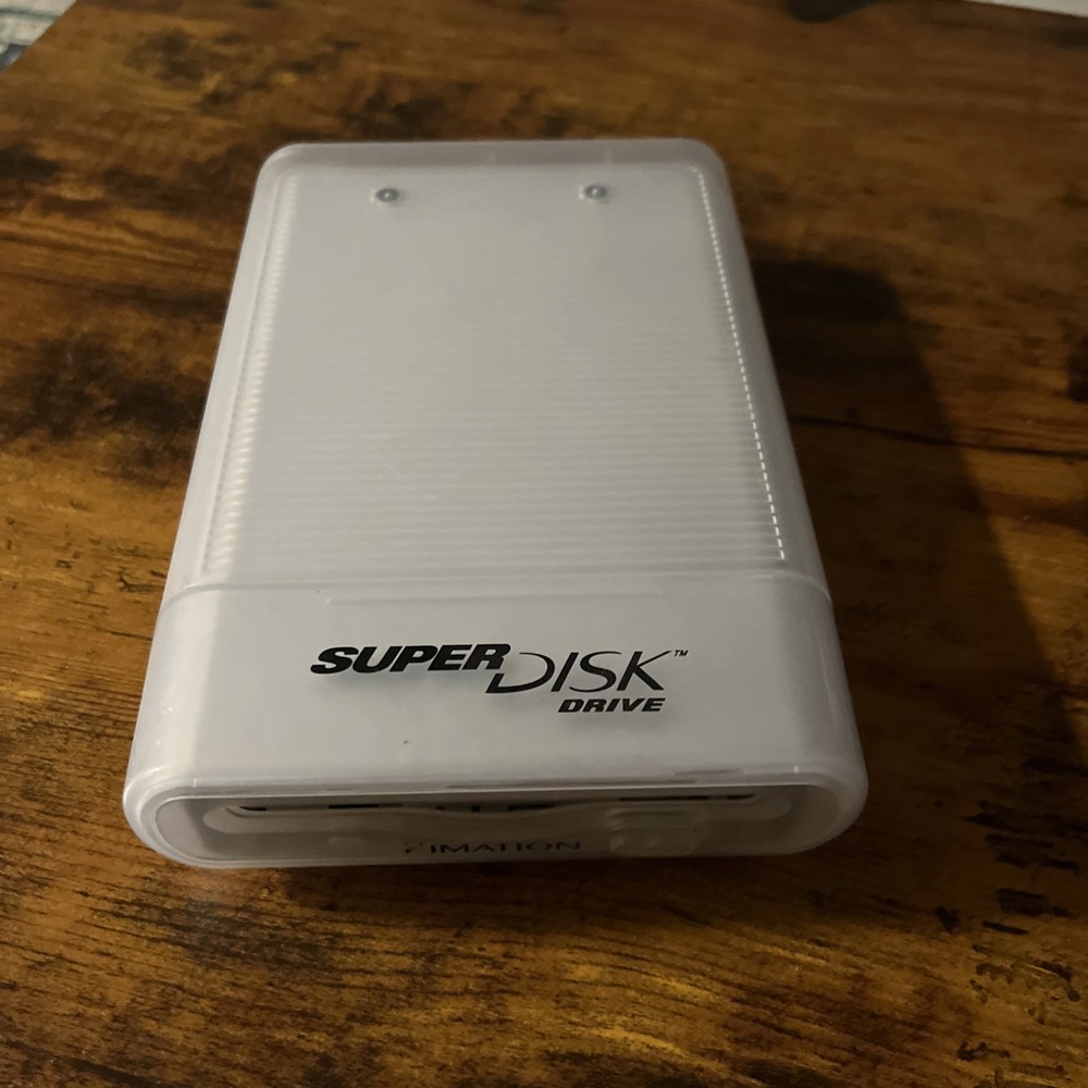 Imation SuperDisk External Drive Super Disk for Mac UNTESTED **READ DESC**