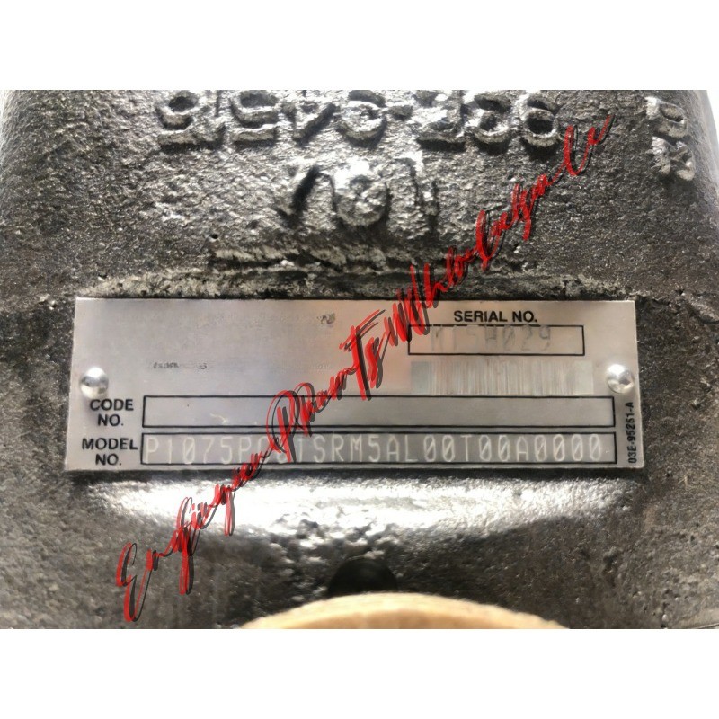 P1075PC01SRM5AL00T00A0000 P1 Series Axial Piston Pump Variable For Parker