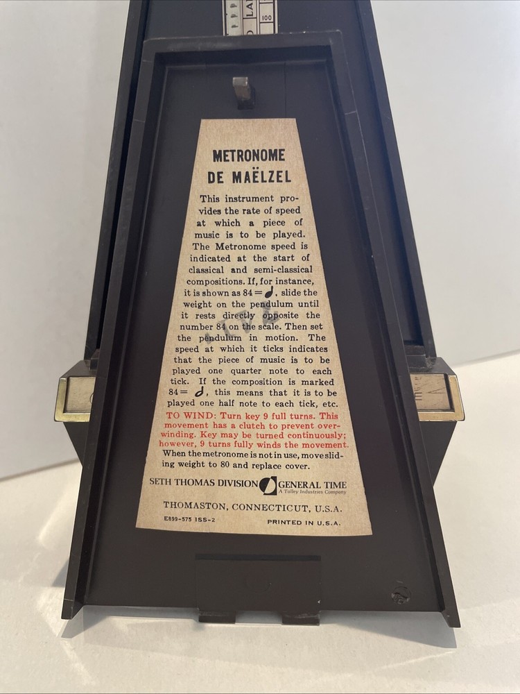 Seth Thomas Metronome