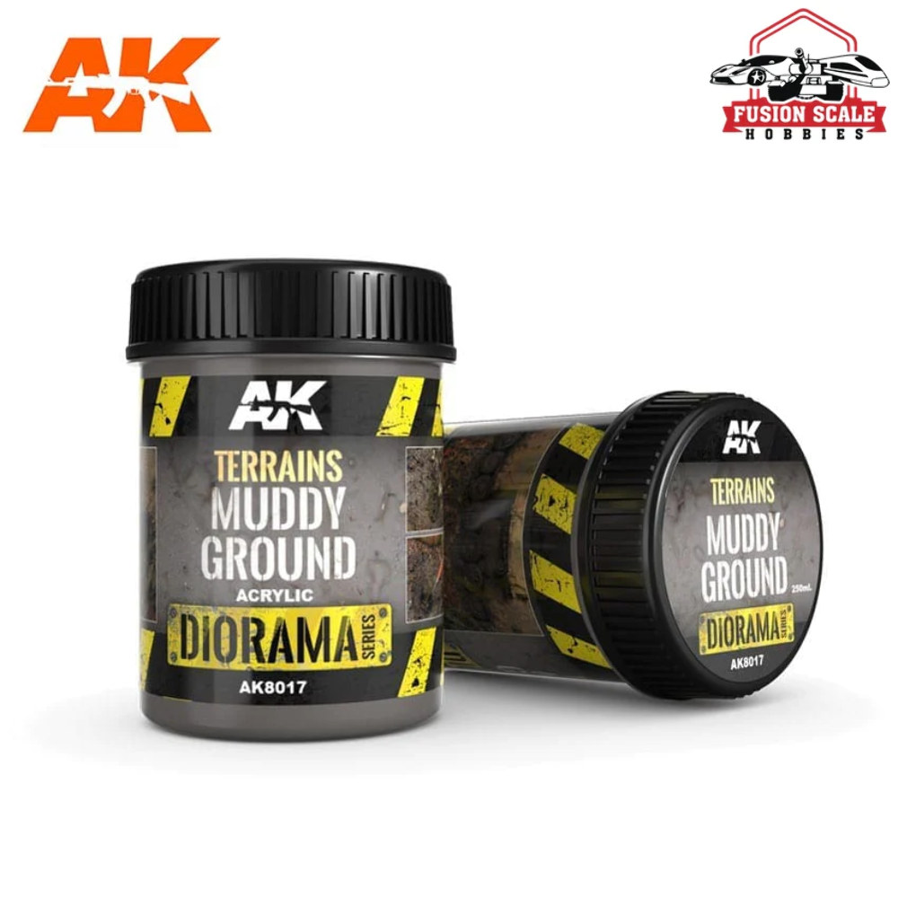 AK Interactive Terrains Muddy Ground Texture 250ml