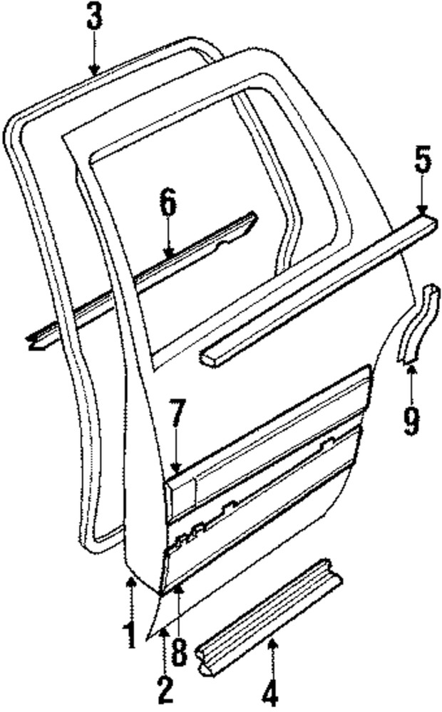 Genuine GM Outer Panel 20509107