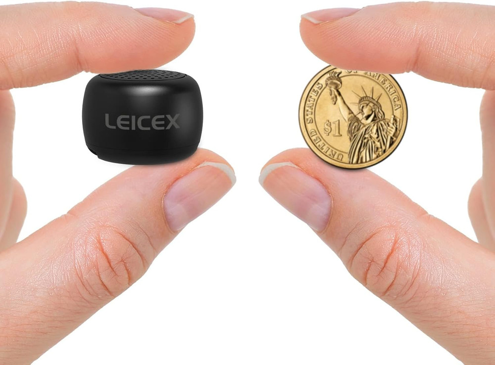 LEICEX Mini Bluetooth Speaker, Small Tiny Portable Bluetooth 5.0 Speakers Perfec