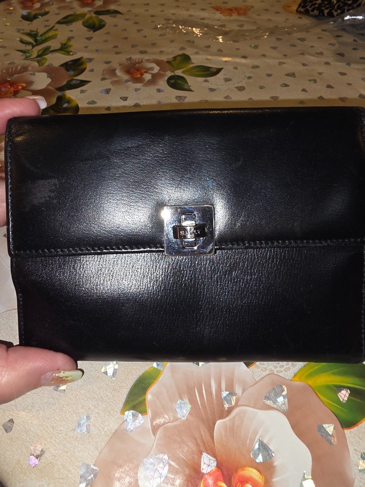 Ballys Black Leather Wallet
