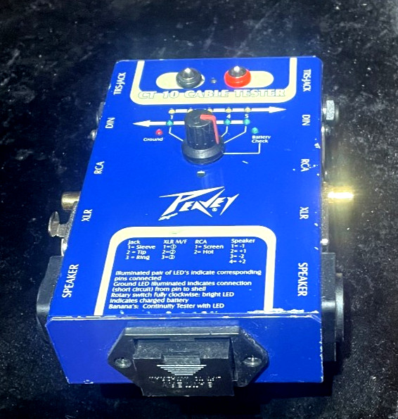 Cable Tester, Peavey CT 10
