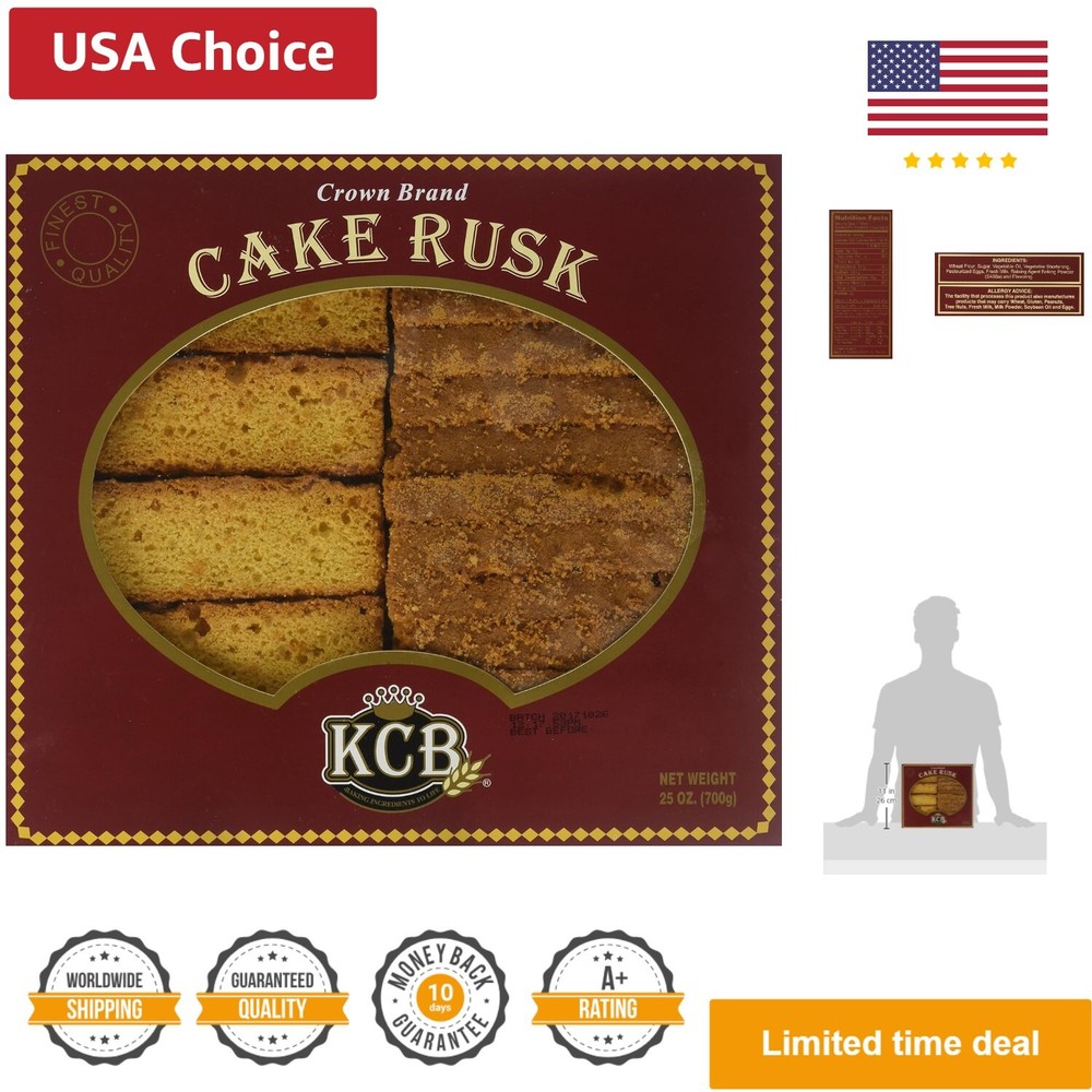 Crown Cake Rusk, 25 Ounce