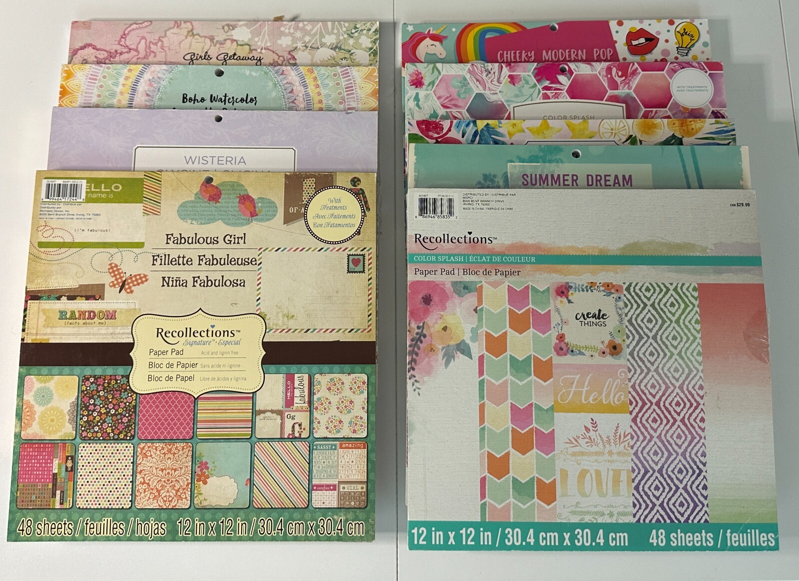 Recollections 12 x 12 Paper Pad Multiple Variations-You Choose