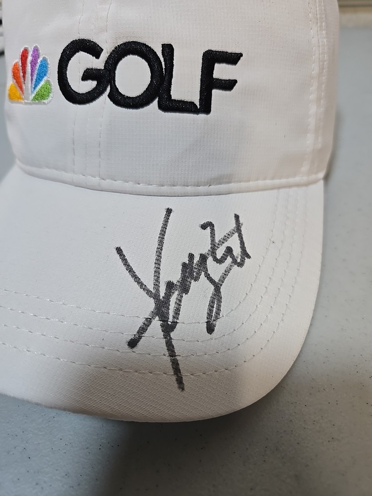 NBC Golf Hat Peacock Signed New